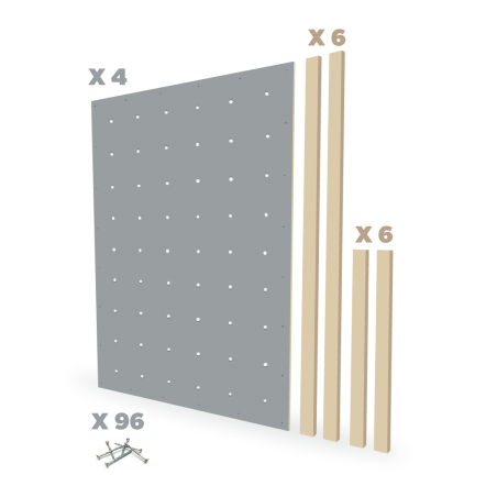 Kit Mur Escalade Intérieur 2,00 x 3,00m - 1